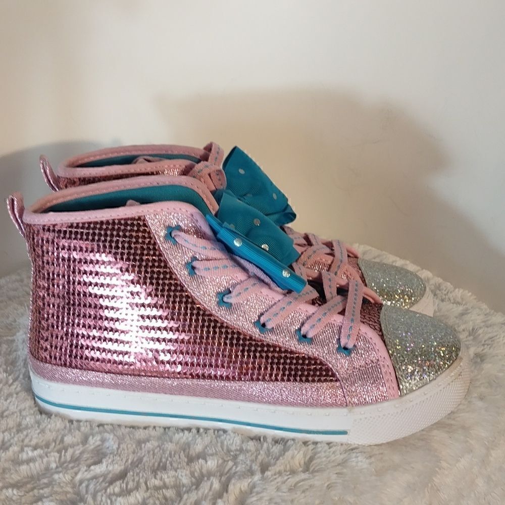 JoJo Siwa Glitter High Top Sneakers